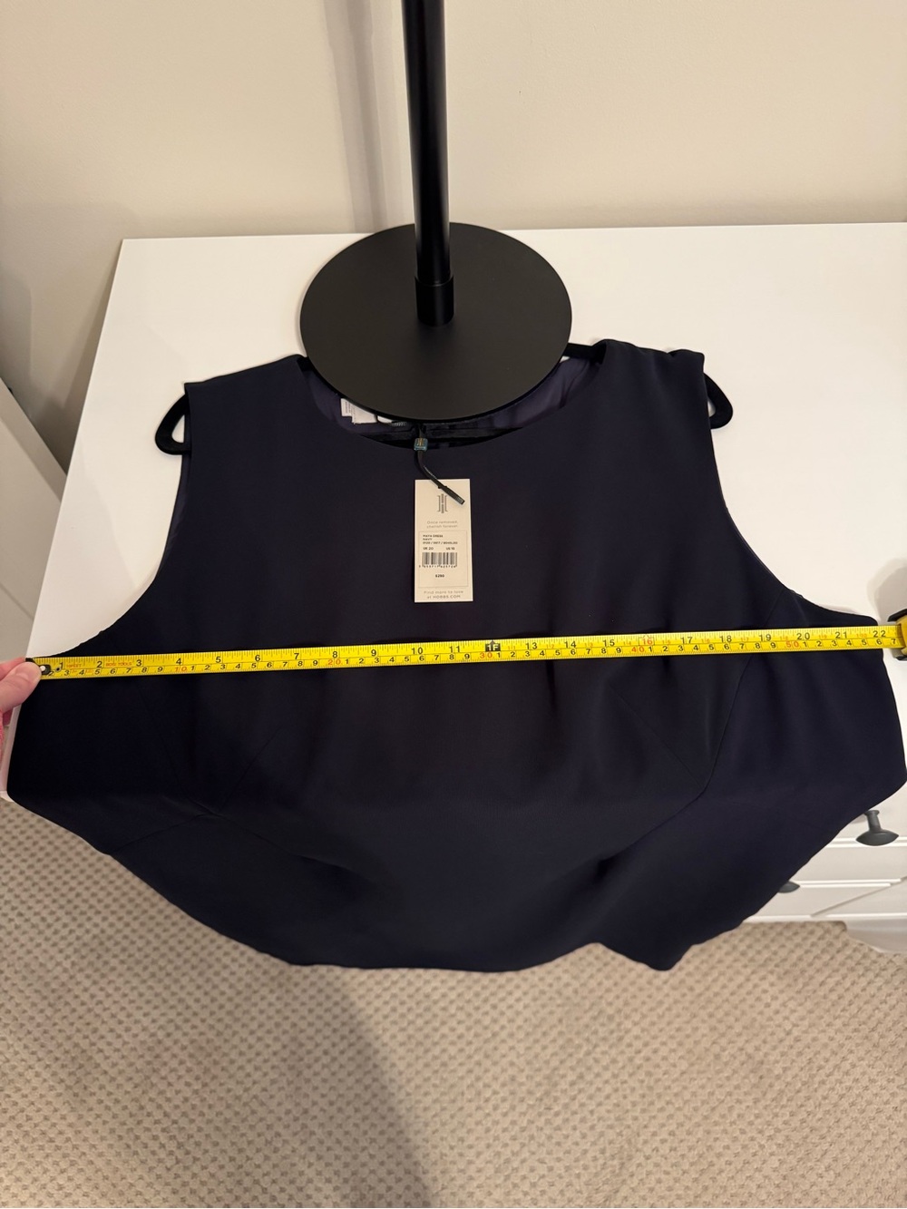 Hobbs London Navy Sheath Dress NWT - Picture 6 of 8
